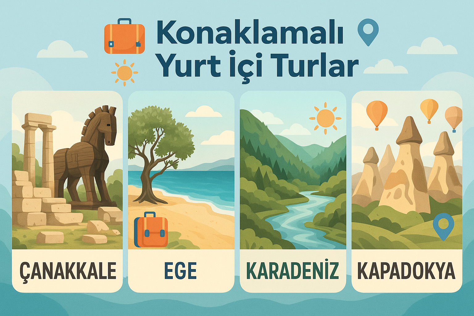 Konaklamalı Yurt İçi Turlar