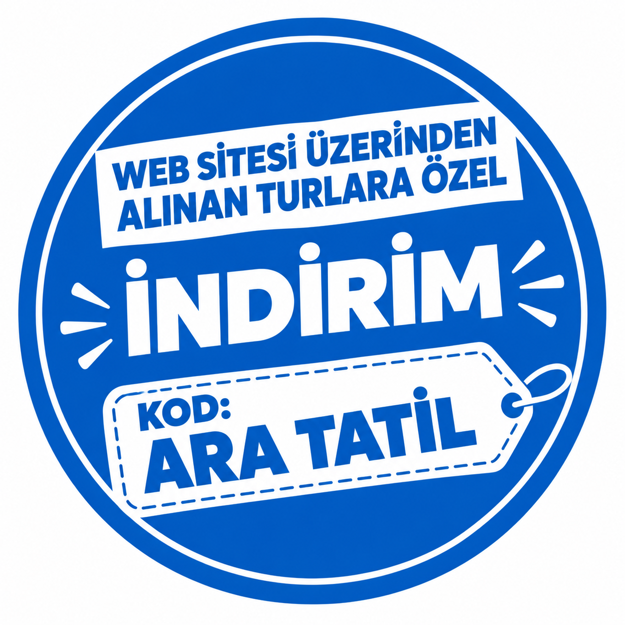 Web Sitesi Üzerinden Satın Alımlarda Ekstra İndirim Promosyon Kodu: ARA TATİL