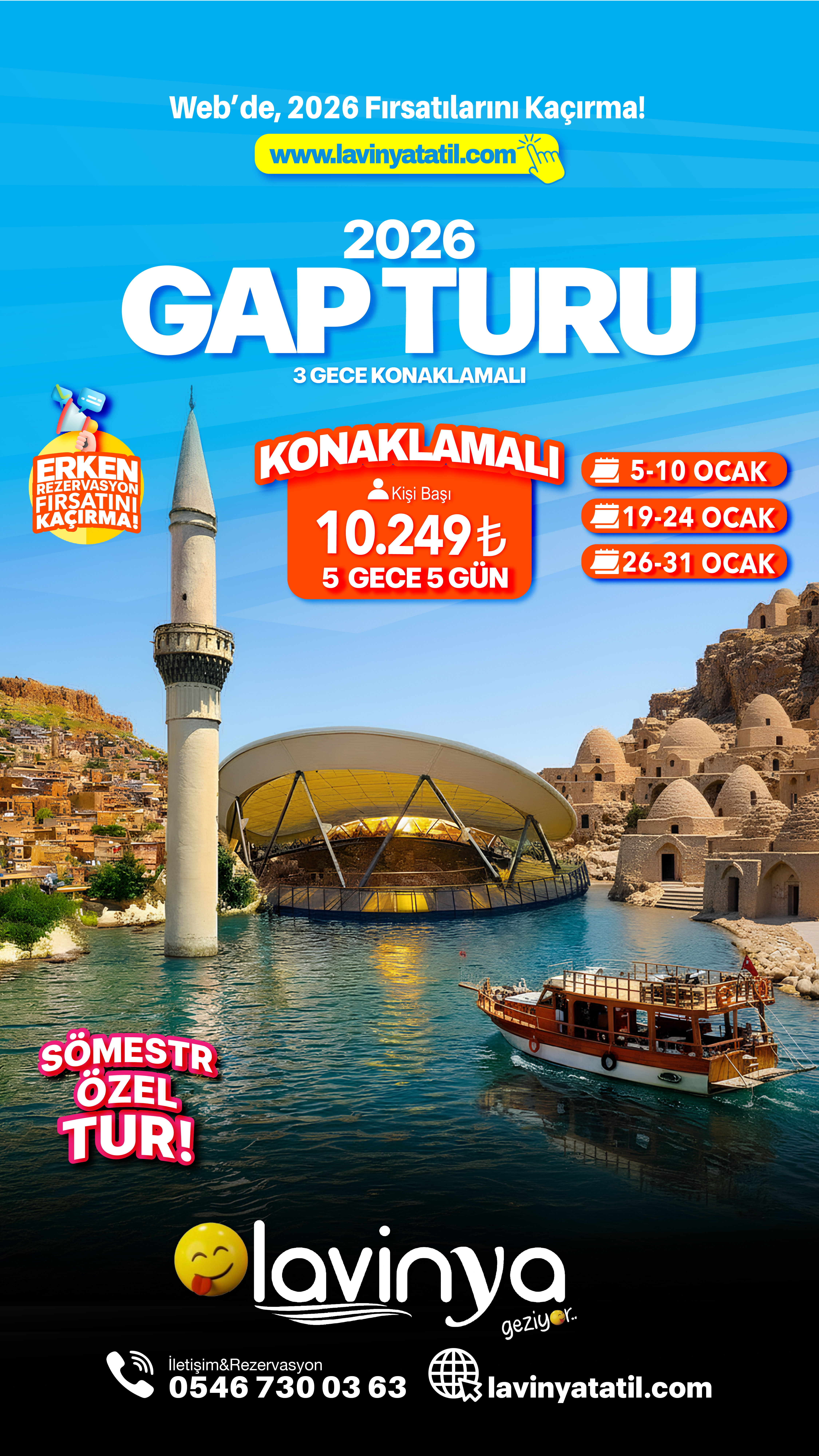 Otobüslü Güneydoğu Anadolu Turu