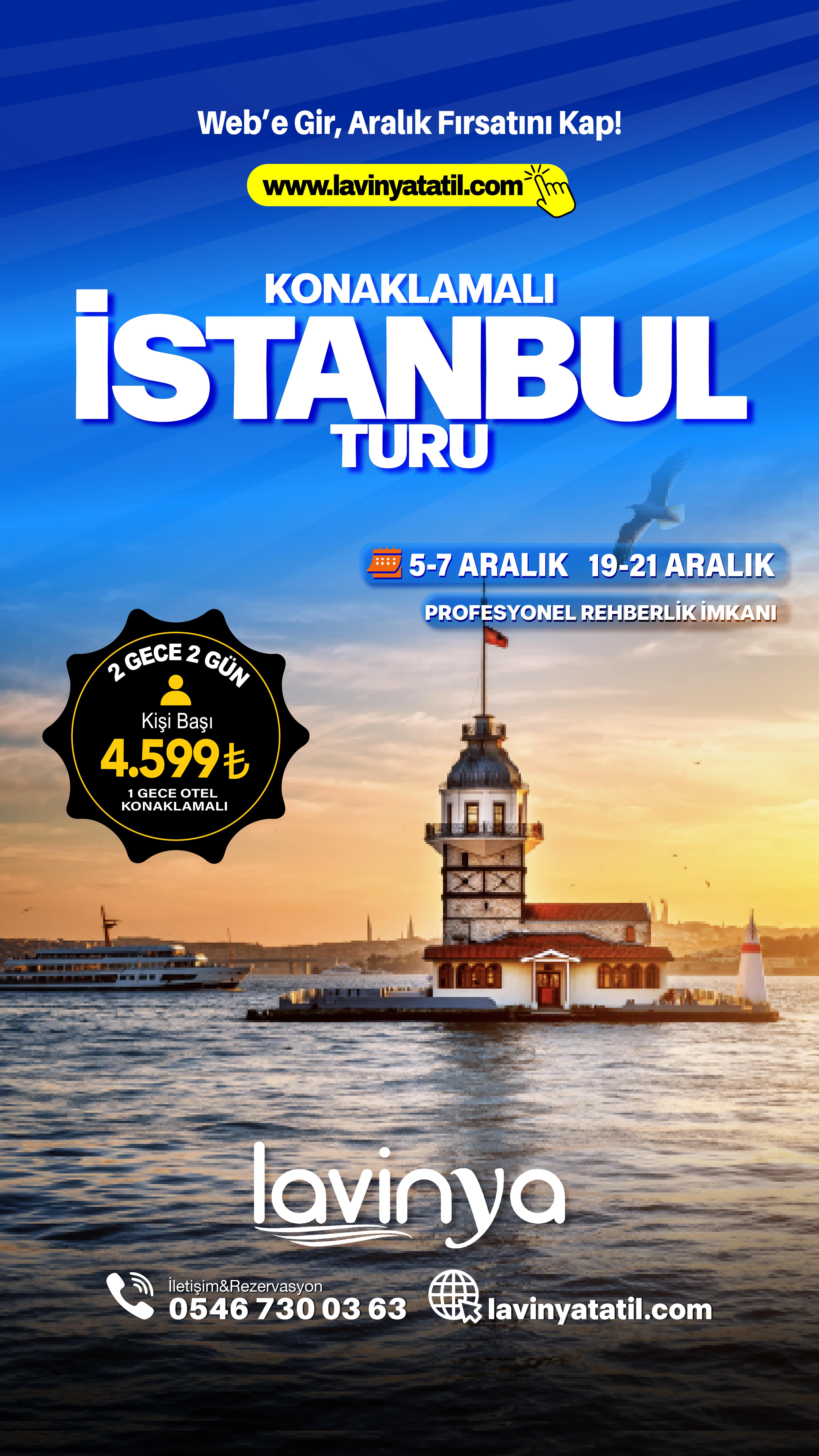 Konaklamalı Şehr-i İstanbul Turu