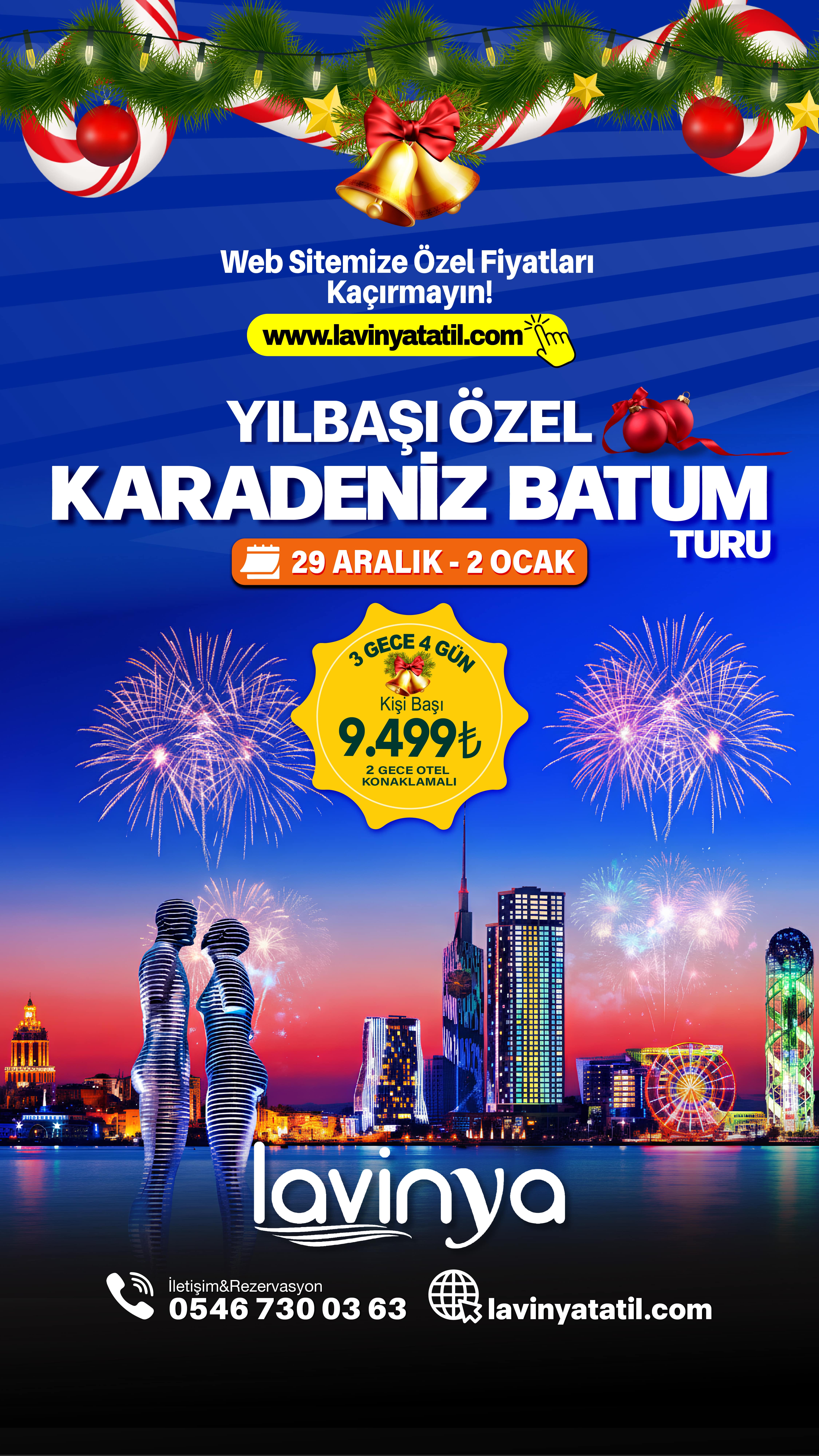 Yılbaşı Özel Doğu Karadeniz &Batum Turu