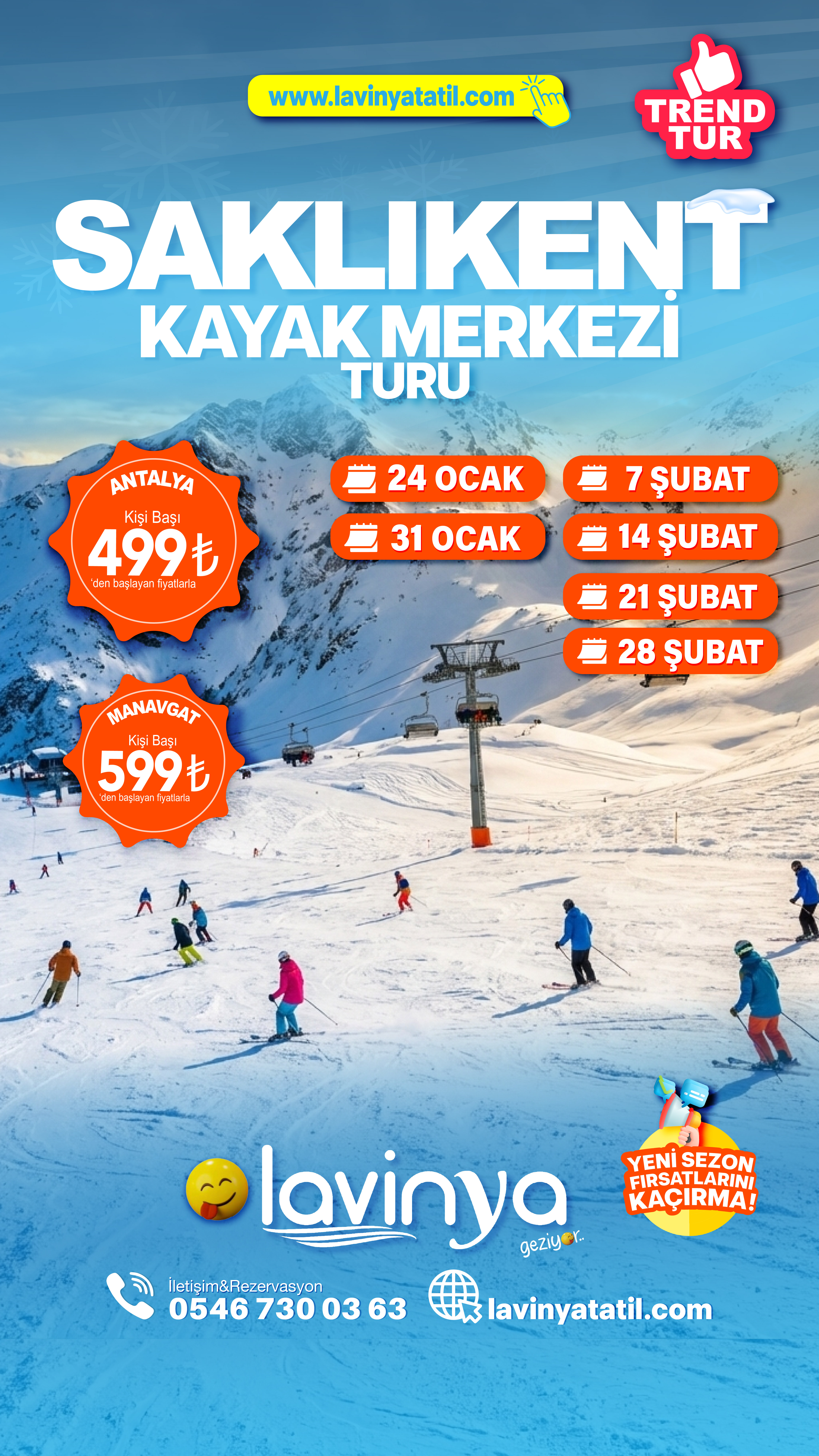 Saklıkent Kayak Turu