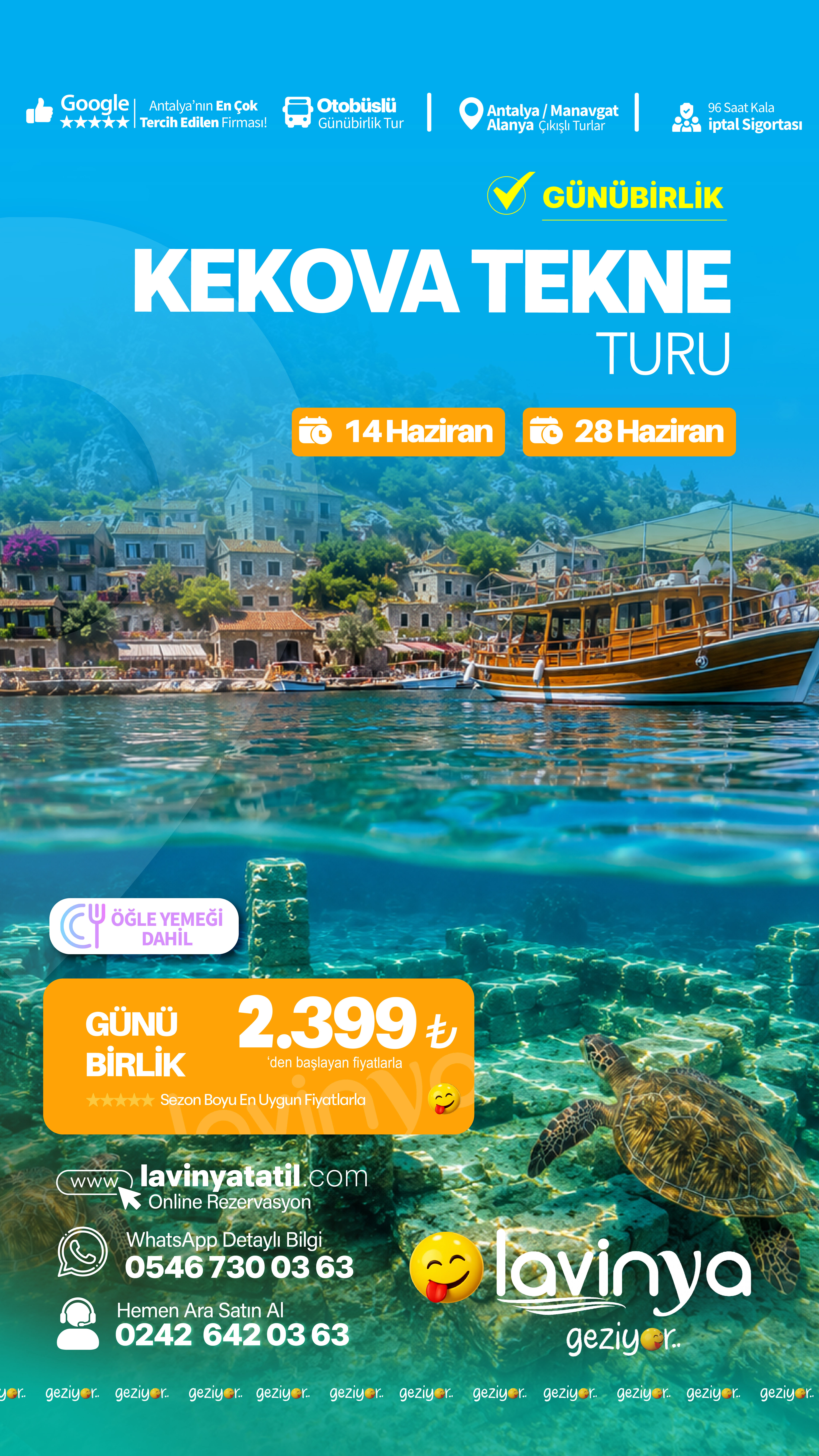 Kekova Tekne Turu