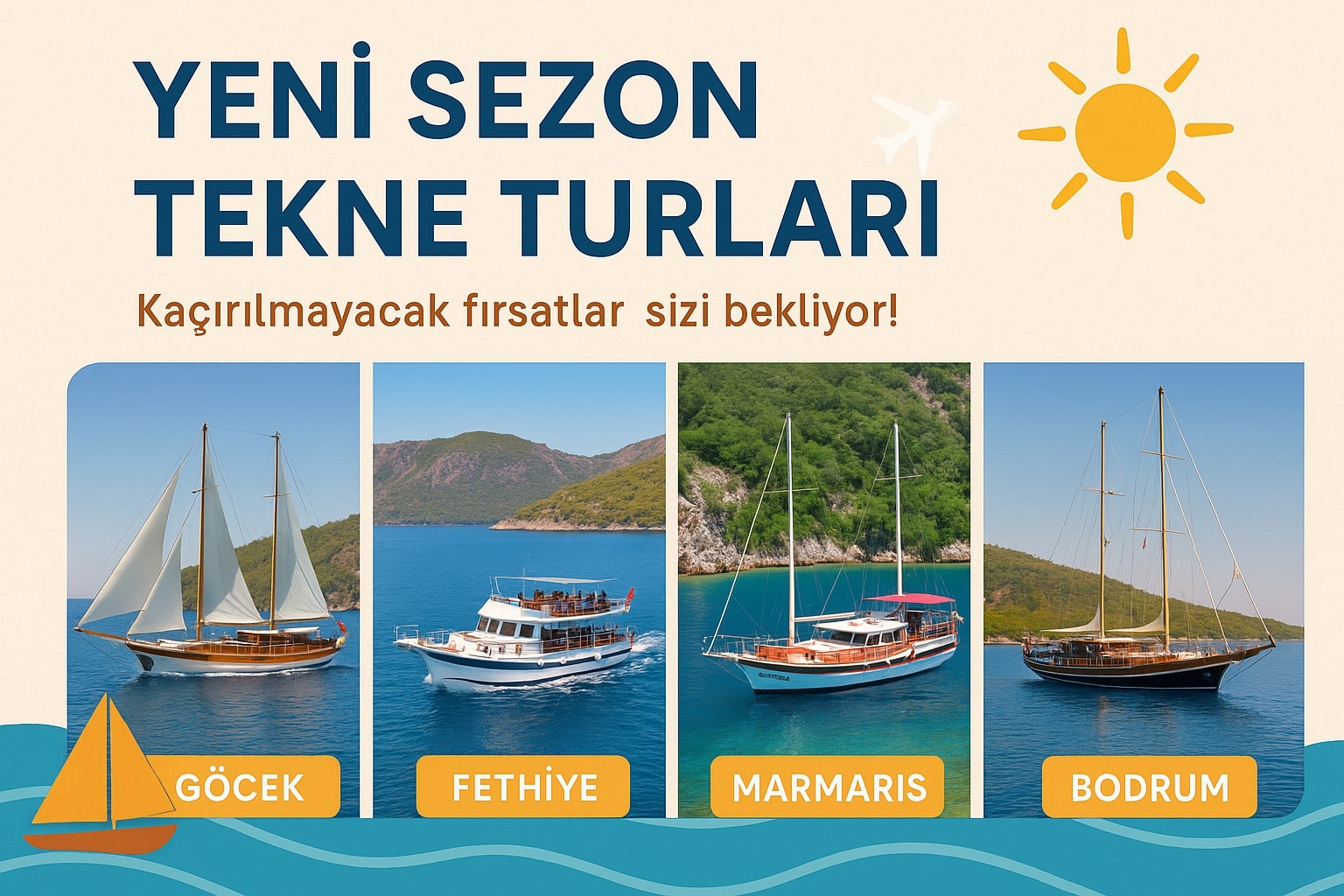 Yeni Sezon Tekne Turları