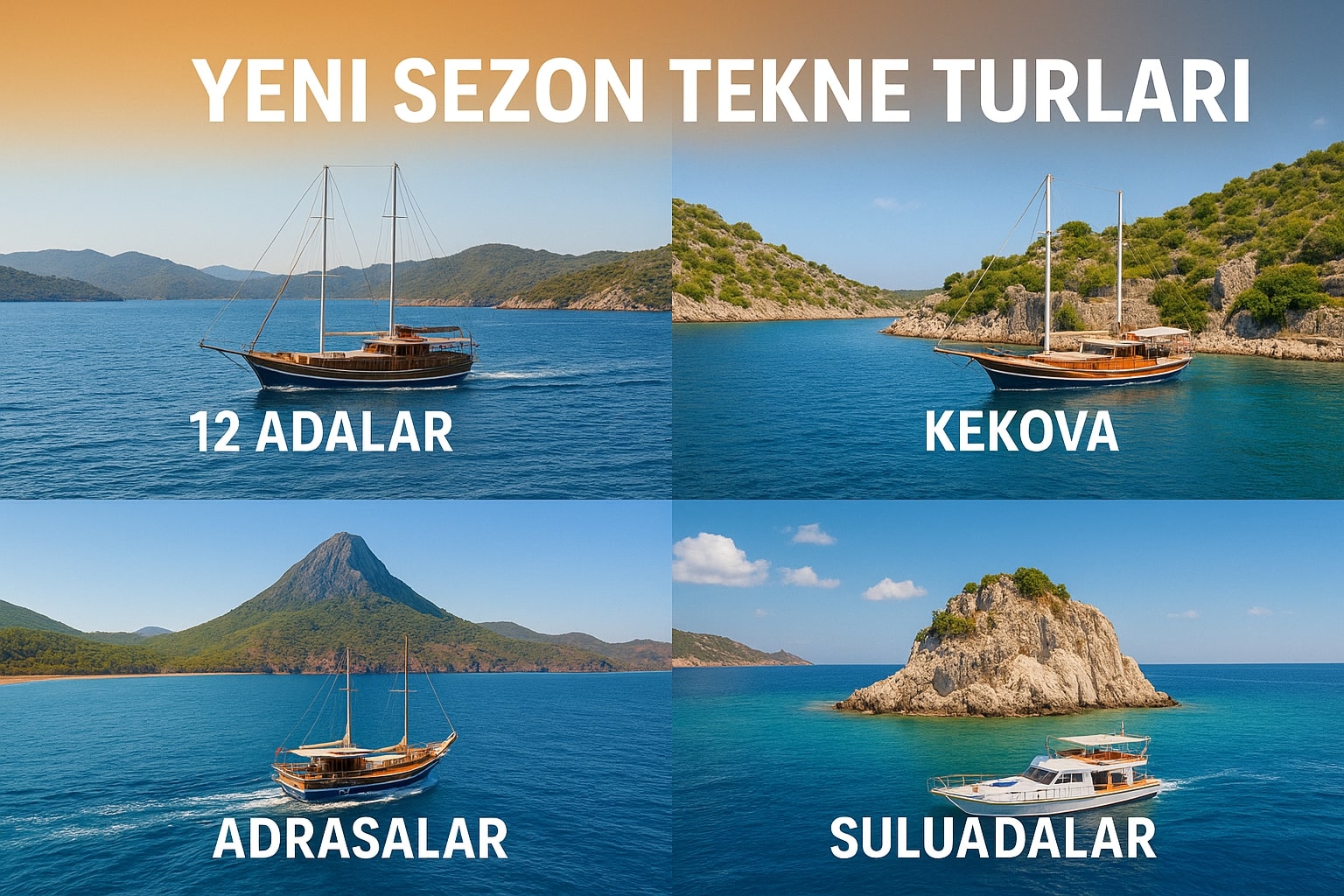 Yeni Sezon Tekne Turları