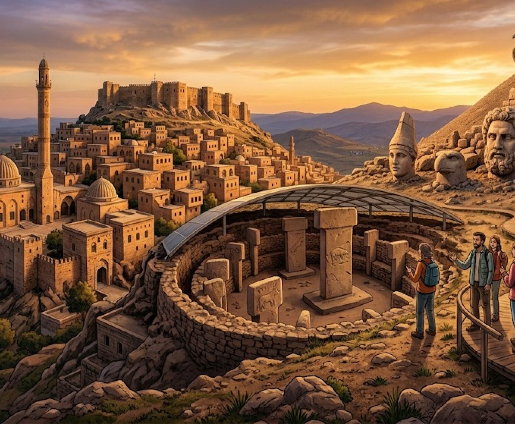 Uçaklı Gap Diyarbakır Mardin Göbeklitepe Nemrut Gaziantep