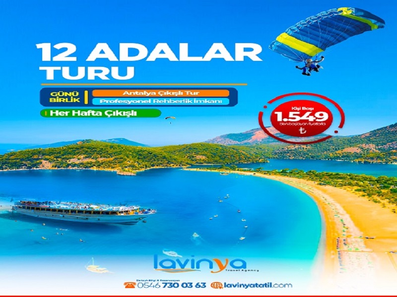FETHİYE 12 ADALAR TEKNE TURU