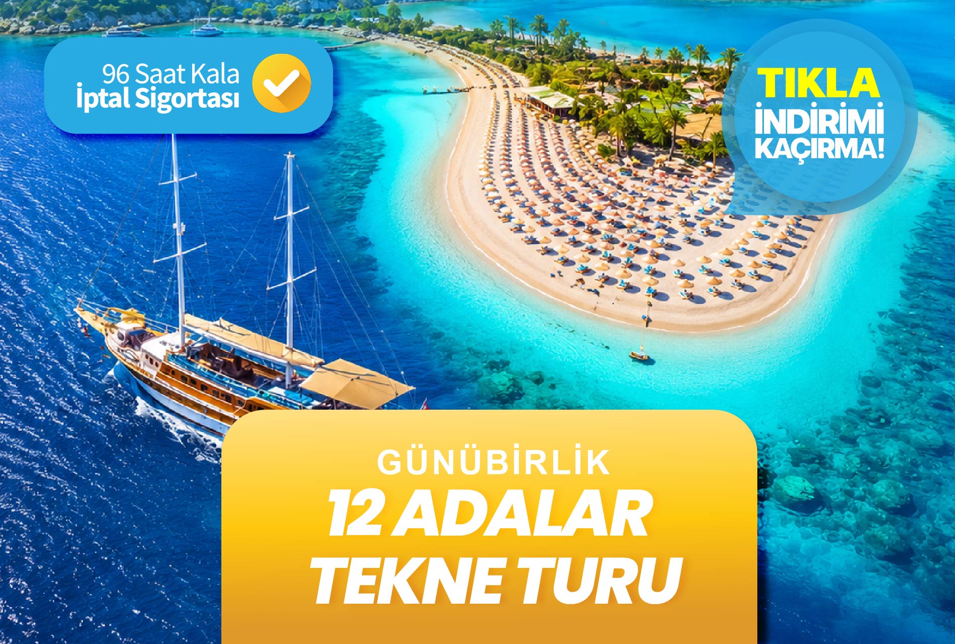 Fethiye 12 Adalar Tekne Turu