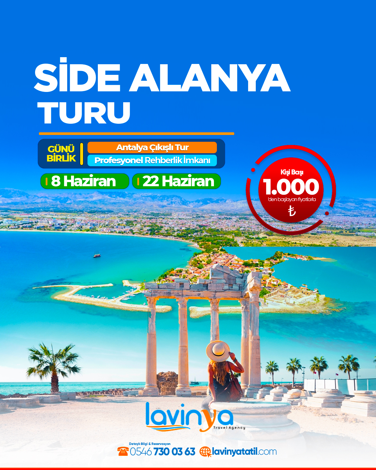 GÜNÜBİRLİK SİDE ALANYA TURU