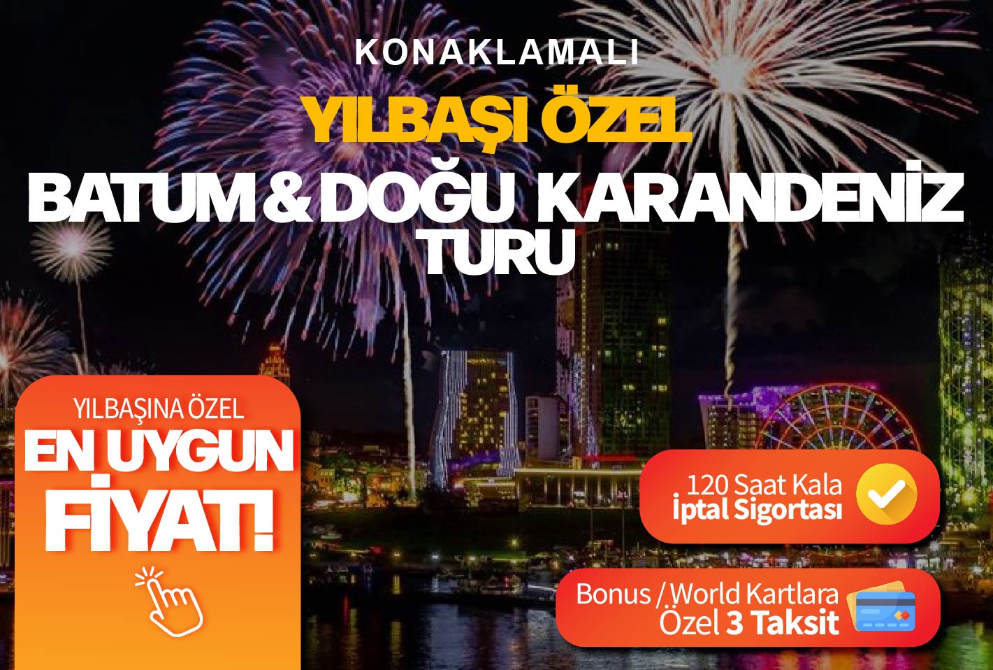 Yılbaşı Özel 2 Gece Konaklamalı Doğu Karadeniz & Batum Turu