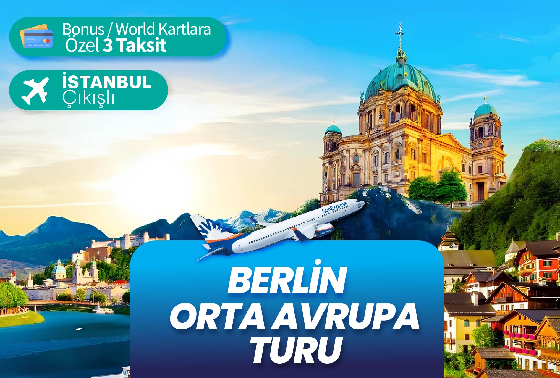 BERLİN VE HALLSTATT ILE BİR ORTA AVRUPA MASALI TURU Türk Hava Yolları ile 7 gece