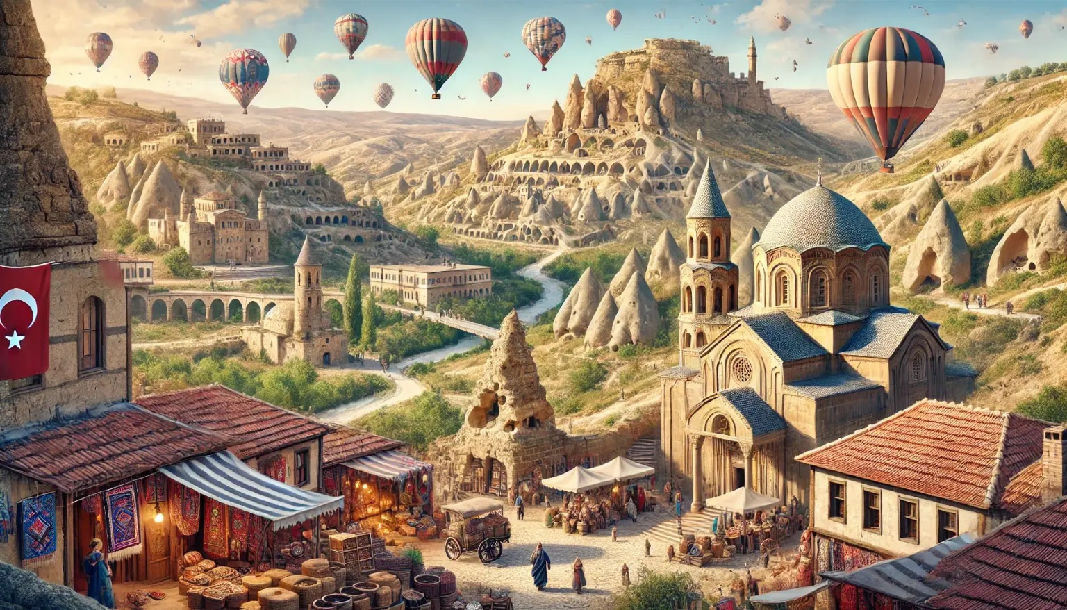 Kapadokya Turu /  1 Gece Otel Konaklamalı