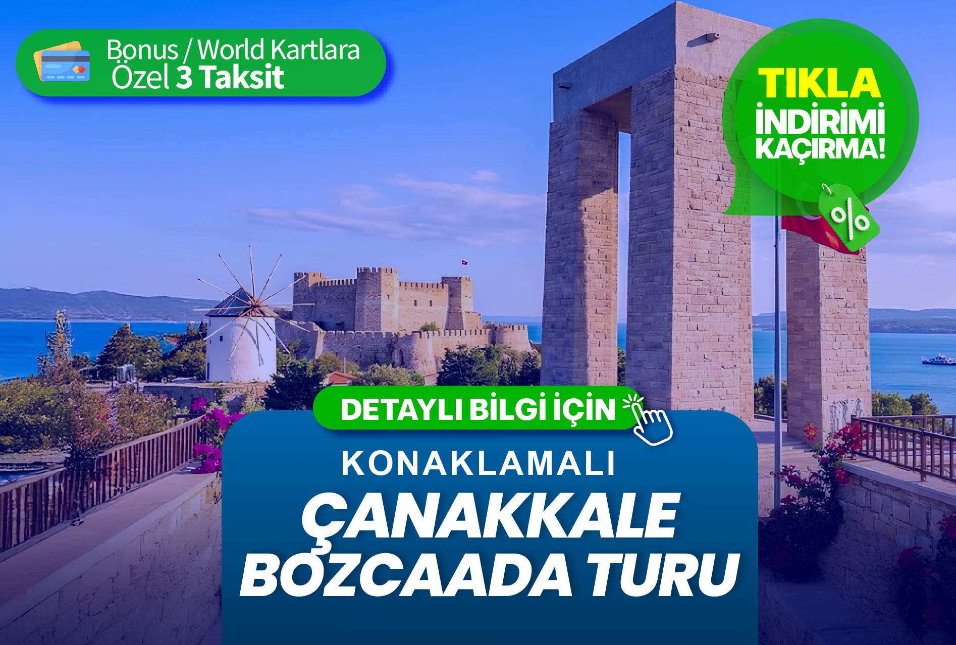 Çanakkale Bozcaada Ayvalık Cunda Adası Turu